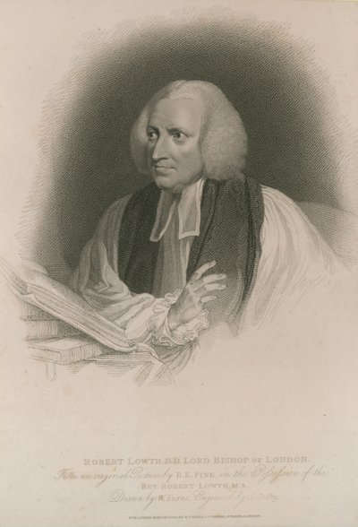 Portrait of Robert Lowth by Robert Edge Pine